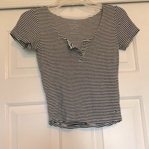 American Eagle Soft & Sexy Cropped Tee